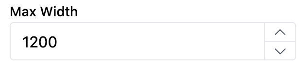 Number setting type preview